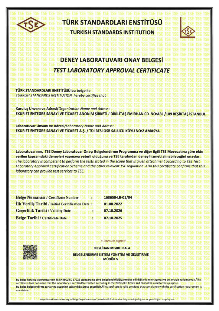 ISO 17025 Sertifikası 2026